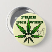 雑草を取り除!_ 缶バッジ (正面&裏面)