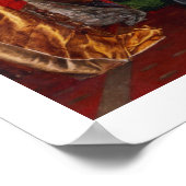 雑草を抜き取る ポスター (角)