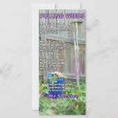 雑草を抜く詩 (正面)