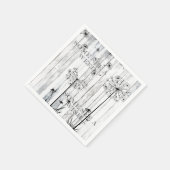 雑草を見る人もいる スタンダードカクテルナプキン (角)