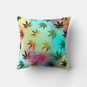 雑草カラフル クッション (裏面)