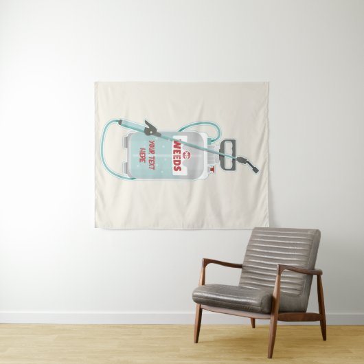 雑草スプレー庭園のメンテナンス タペストリー (インサイチュ(横))