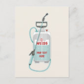 雑草スプレー庭園のメンテナンス ポストカード (正面)