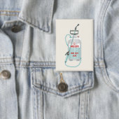 雑草スプレー庭園のメンテナンス 缶バッジ (インサイチュ)