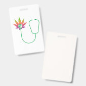 雑草ナース雑草 バッジ (表裏)