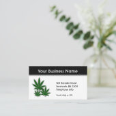 雑草取引両面 名刺 (スタンド正面)