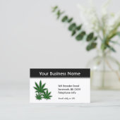 雑草取引両面 名刺 (スタンド正面)