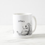 雑草喫煙リラックスズビーバーおもしろい名前をカスタムする  コーヒーマグカップ (正面右)