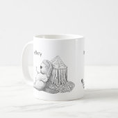 雑草喫煙リラックスズビーバーおもしろい名前をカスタムする  コーヒーマグカップ (正面左)