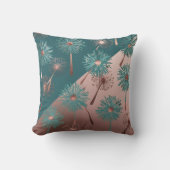 雑草忘れ:ターコイズ銅製タンポポ クッション (正面)