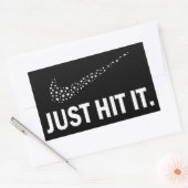 雑草愛好家のステッカー、ちょうどそれをヒット 長方形シール (封筒)