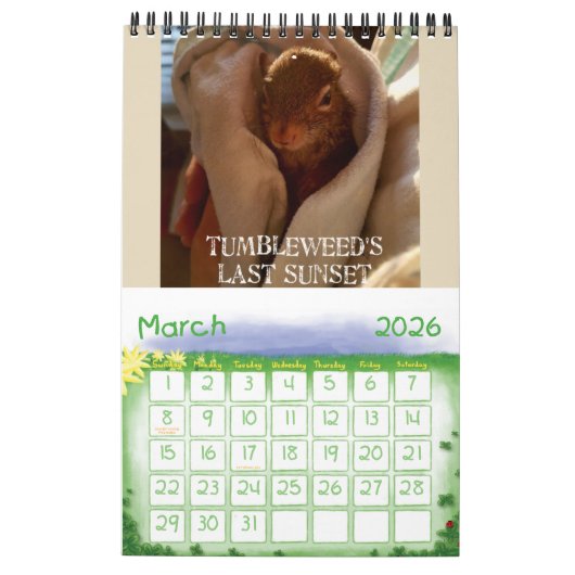 雑草暦 カレンダー (3月 2026)