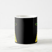 雑草葉ストナーエイリアン奪取UFOポット コーヒーマグカップ (中央)