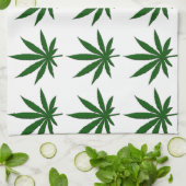 雑草葉 キッチンタオル (折り畳み)