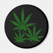 雑草葉 マグネット (正面)