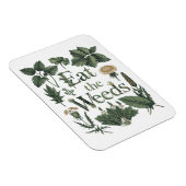 雑草食べ – 野獣アートを探す マグネット (右側)