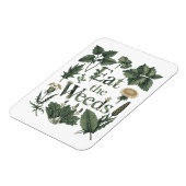 雑草食べ – 野獣アートを探す マグネット (左側)