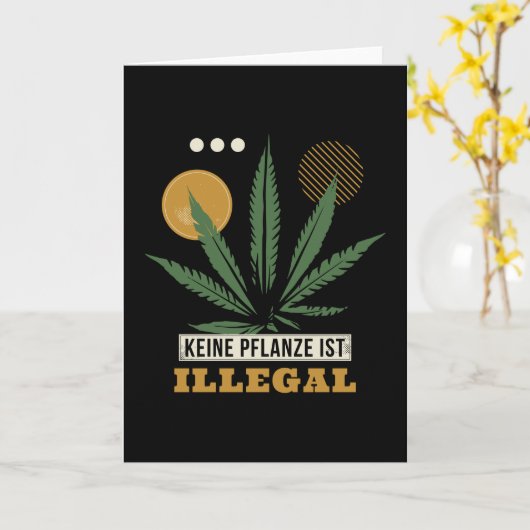 雑草 カード (黄色い花)