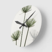雑草 ラウンド壁時計 (傾斜)