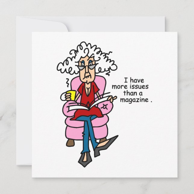 雑誌のユーモア以上の問題 (正面)