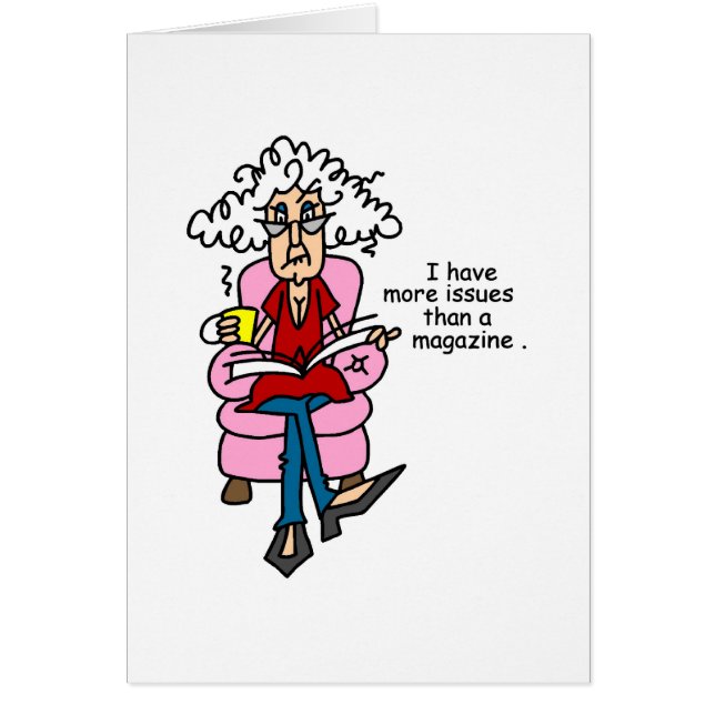 雑誌のユーモア以上の問題 (正面)