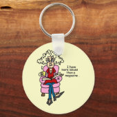 雑誌のユーモア以上の問題 キーホルダー (正面)