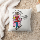 雑誌のユーモア以上の問題 クッション (ブランケット)