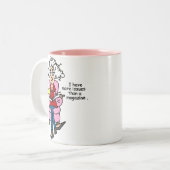 雑誌のユーモア以上の問題 ツートーンマグカップ (正面左)