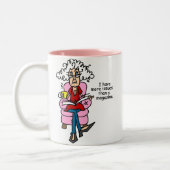 雑誌のユーモア以上の問題 ツートーンマグカップ (左)