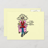 雑誌のユーモア以上の問題 ポストカード (正面/裏面)