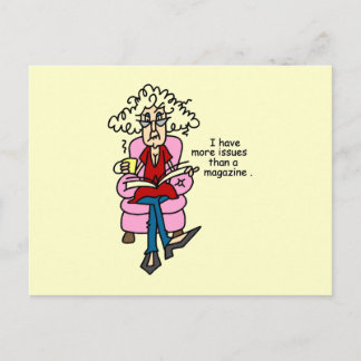 雑誌のユーモア以上の問題 ポストカード