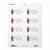 雑誌のユーモア以上の問題 ラベル (フルシート)