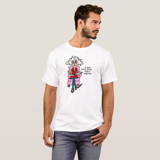 雑誌のユーモア以上の問題 Tシャツ (正面フル)