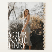 雑誌の写真!シックパーソナライズされたオフィス プランナー手帳 (裏面)