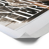 雑誌の写真！シックパーソナライズされたオフィス ポスター (角)