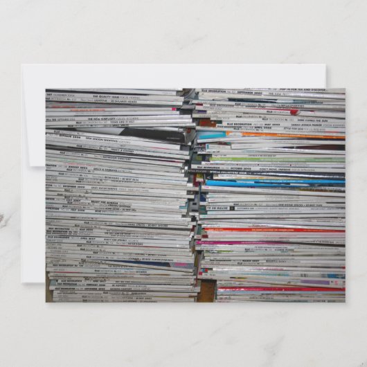 雑誌の山招待状 招待状 (正面)