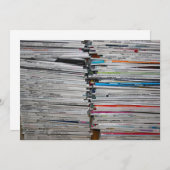 雑誌の山招待状 招待状 (正面/裏面)