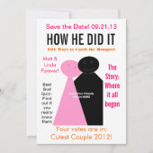 雑誌の版保存日付 セーブザデート (正面)