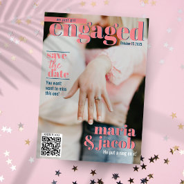 雑誌の表紙の写真の発表日を保存 招待状