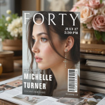 雑誌の表紙写真 40歳の誕生日パーティー