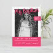 雑誌の表紙 ティーン洗礼 招待状 (スタンド正面)