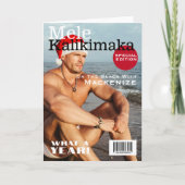 雑誌の表紙 メレカリキマカ パーソナライズド シーズンカード (正面)