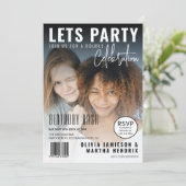 雑誌の表紙 |合同誕生日パーティー 招待状 (スタンド正面)