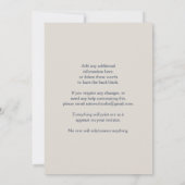 雑誌カバーのスタイルのバーの（ユダヤ教の）バル・ミツバーの招待状 招待状 (裏面)