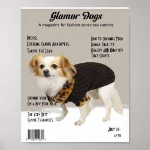 雑誌カバー"魅力犬"のあなたの犬 ポスター
