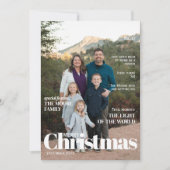 雑誌スタイルクリスマスカード シーズンカード (正面)