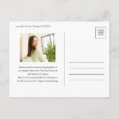 雑誌写真モダン卒業 案内ポストカード (裏面)