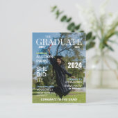 雑誌写真モダン卒業 案内ポストカード (スタンド正面)