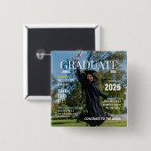 雑誌写真モダン卒業 缶バッジ (正面&裏面)