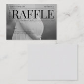 雑誌写真ユニーク赤ちゃんシャワーおむつラッフル エンクロージャーカード (正面/裏面)